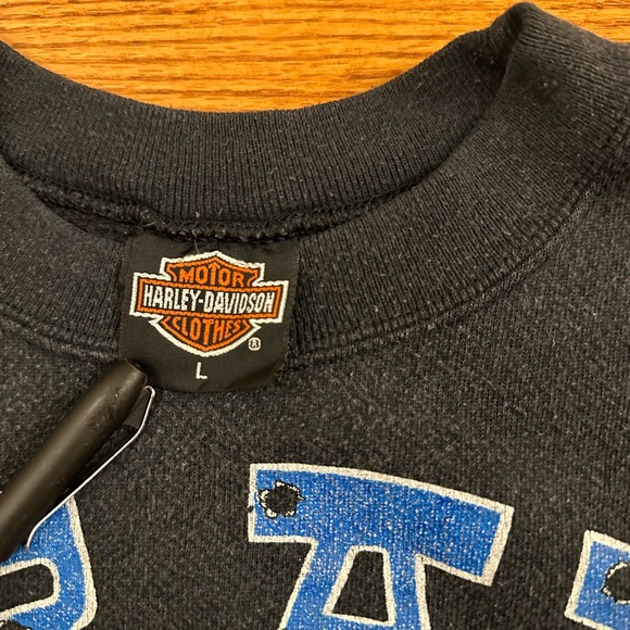 Vintage 1993 Harley-Davidson x Looney Tunes Sweatshirt Bugs Bunny size Large - Picture 2 of 5